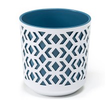 Flowerpot Aztec with insert, Lamela, d 30
