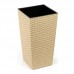 Flowerpot with tab Phinesia Rattan, Lamela, 30*30*57