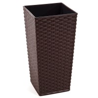 Flowerpot with tab Phinesia Rattan, Lamela, 40*40*75